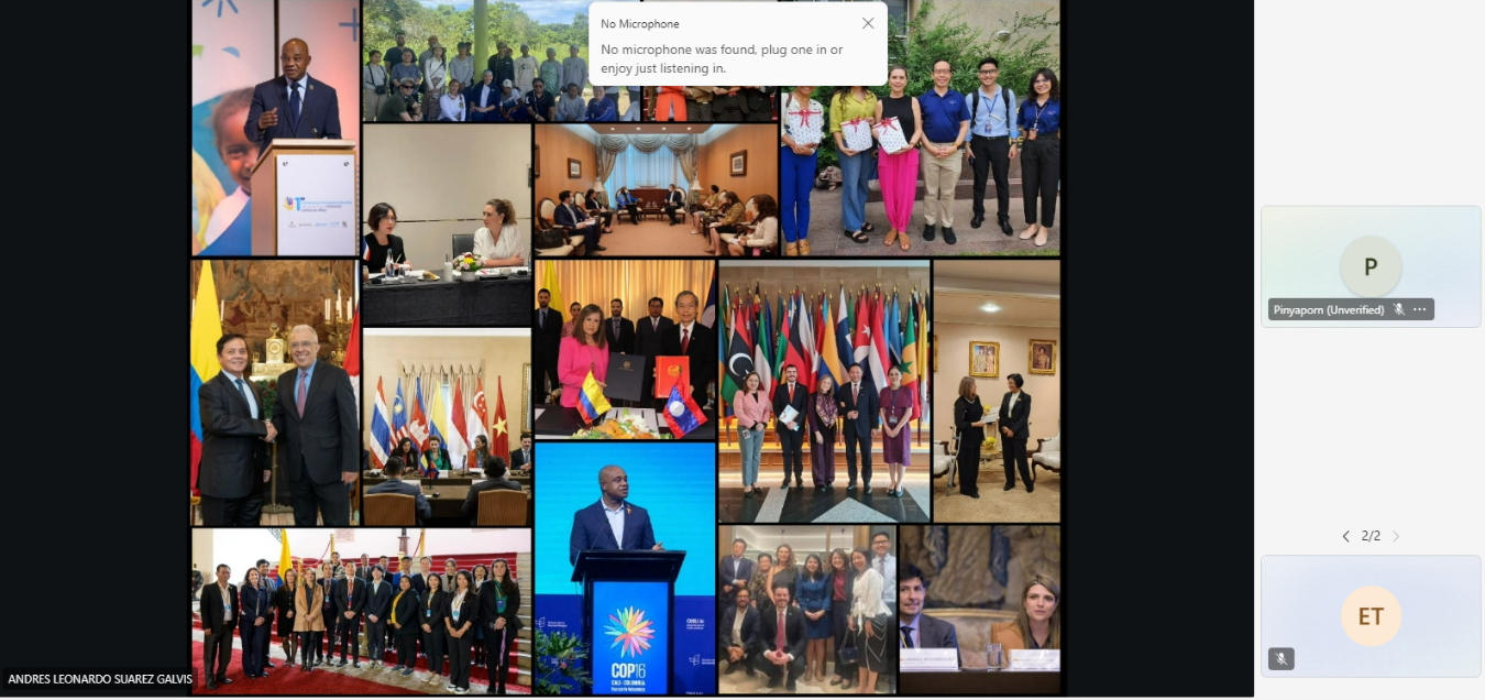 Personal de la Embajada da cuenta de las gestiones y resultados de la misión entre el 7 de agosto de 2023 y el 7 de agosto de 2024. Créditos: Foto cortesía de la Embajada de Colombia en Tailandia.