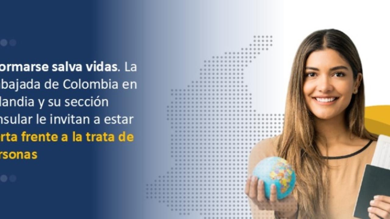 Embajada de Colombia en Tailandia y su sección consular le invitan a estar alerta frente a la trata de personas